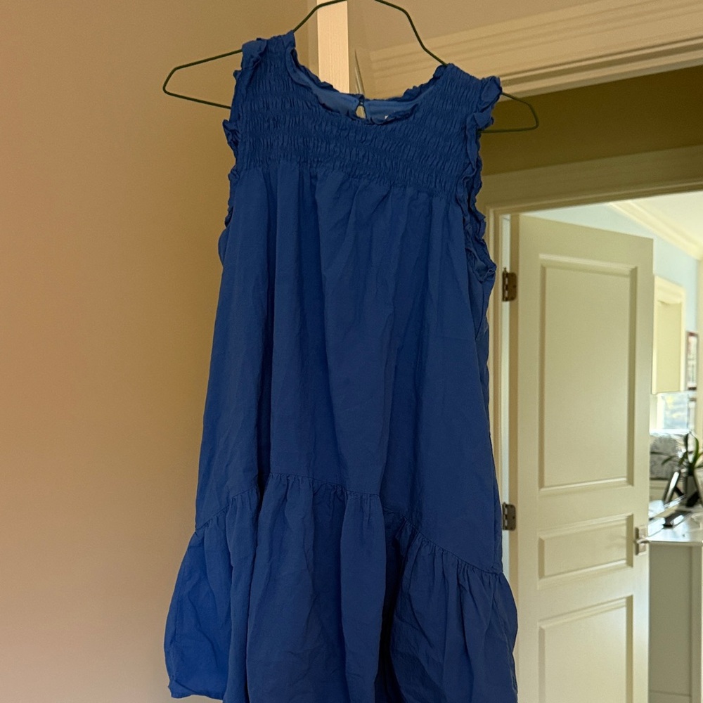 Blue Sleeveless Dress